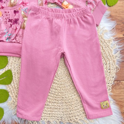 Conj. Casaco com Capuz Floresta Encantada e Calça Legging - Uva